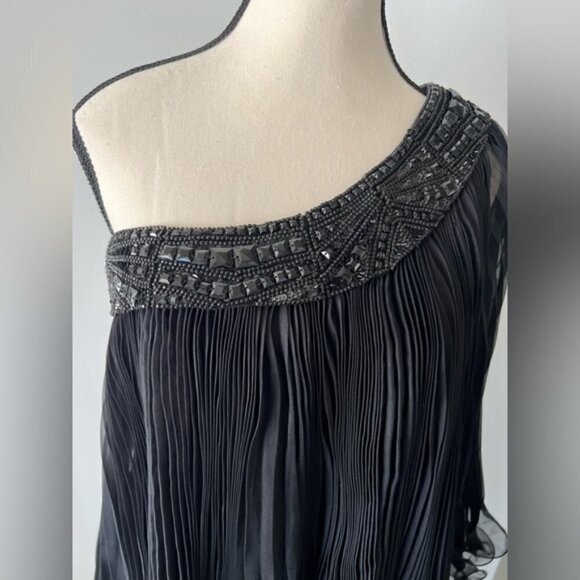 Marchesa Black Silk Gown - Picture 11 of 15